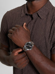 Two-Tone Analog Watch