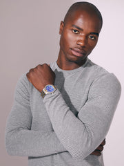 Two-Tone Analog Watch