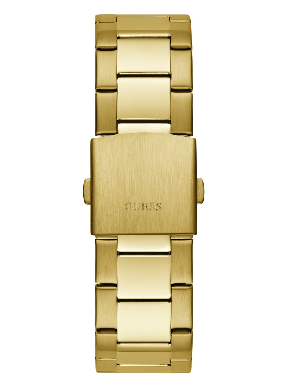 Gold-Tone and Textured Blue Multifunction Watch