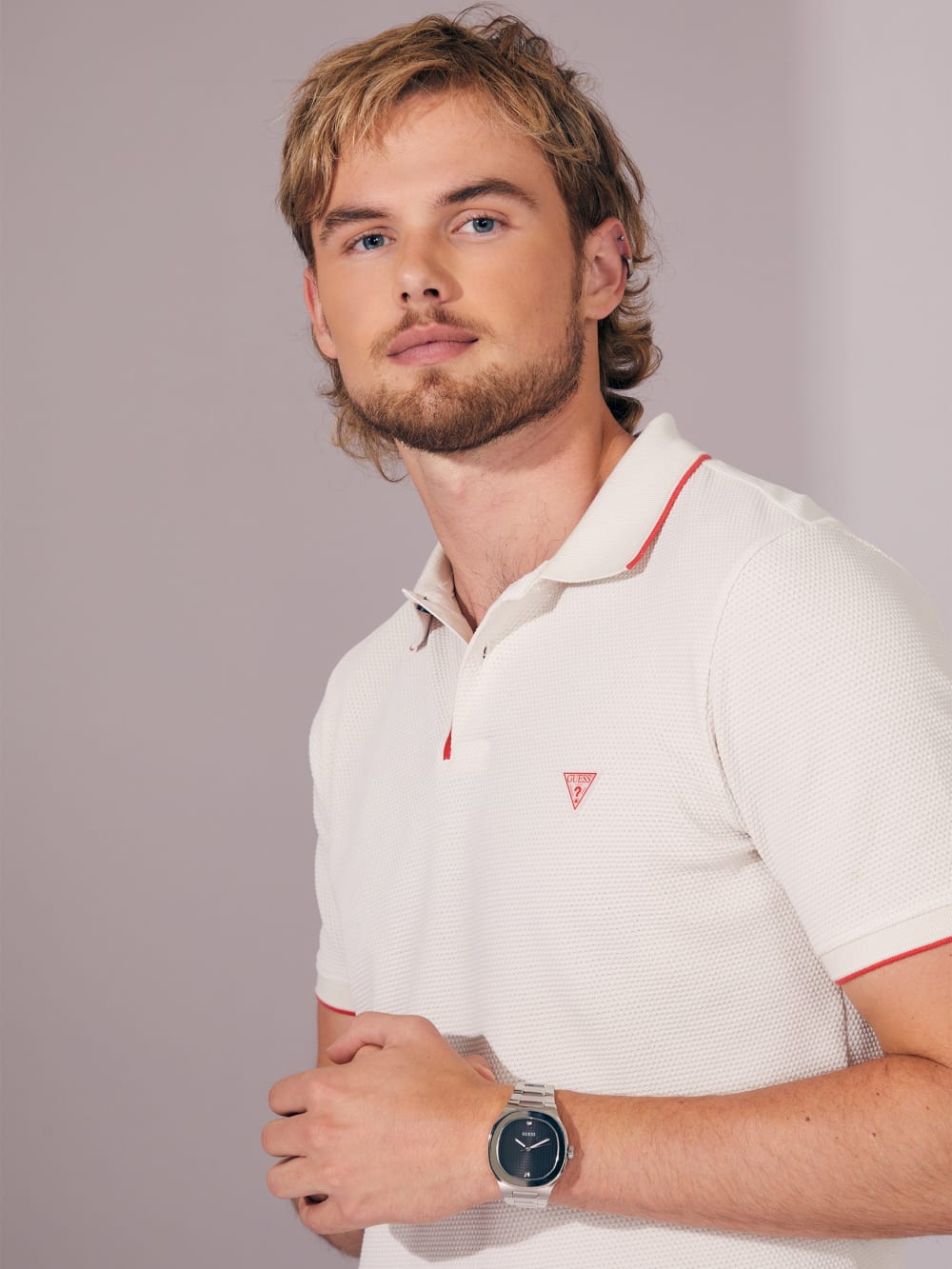 Silver-Tone Analog Watch
