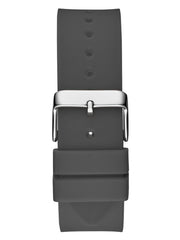 Gray Plastic and Silicone Multifunction Watch