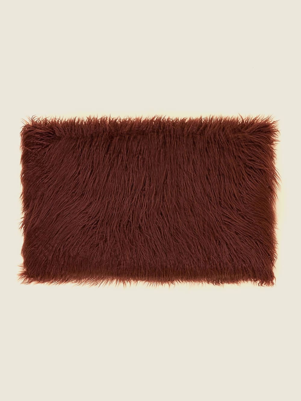 Helma Rectangular Faux-Fur Pillow