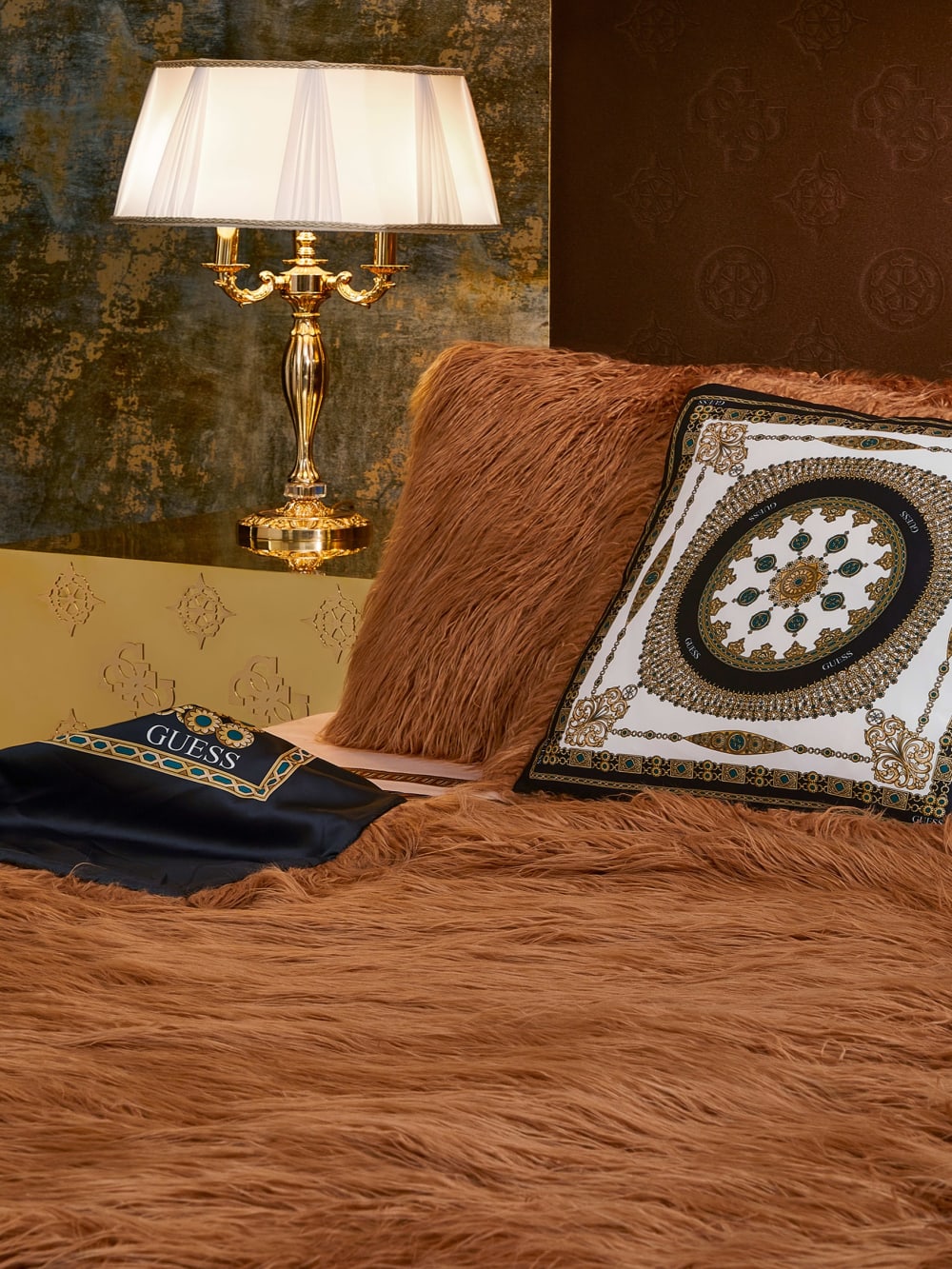 Helma Rectangular Faux-Fur Pillow