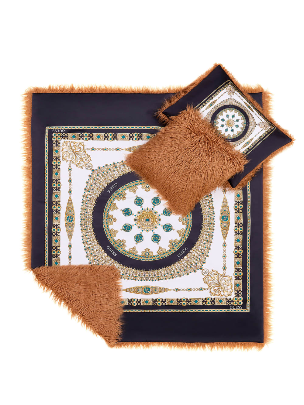Helma Rectangular Faux-Fur Pillow