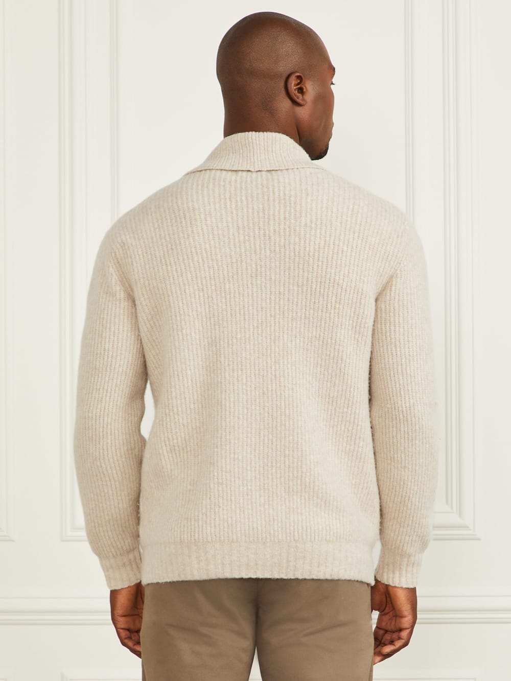 Wool-Blend Cardigan Sweater