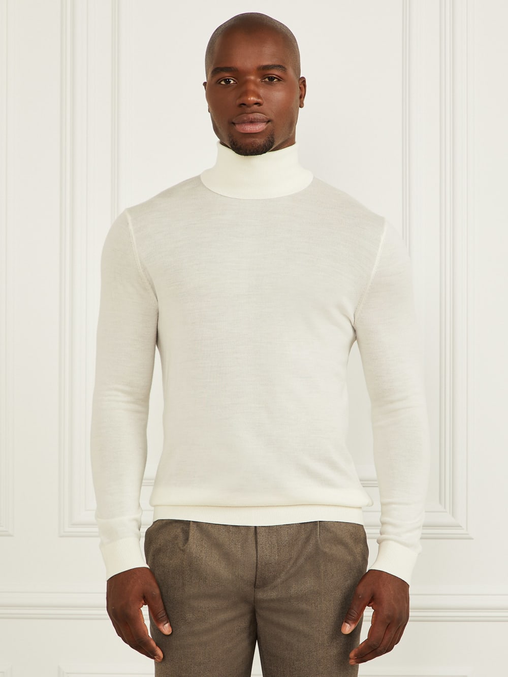 Merino Wool Turtleneck Sweater