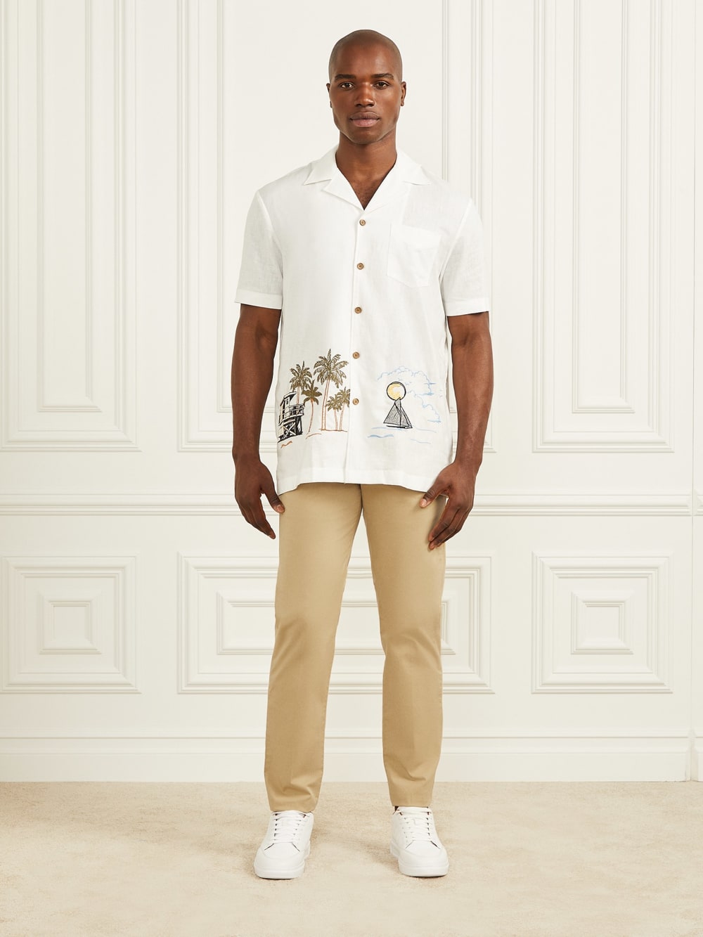 Eco Billy Embroidered Bowling Shirt