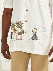 Eco Billy Embroidered Bowling Shirt