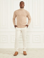 Eco Rhombus Turtleneck Sweater