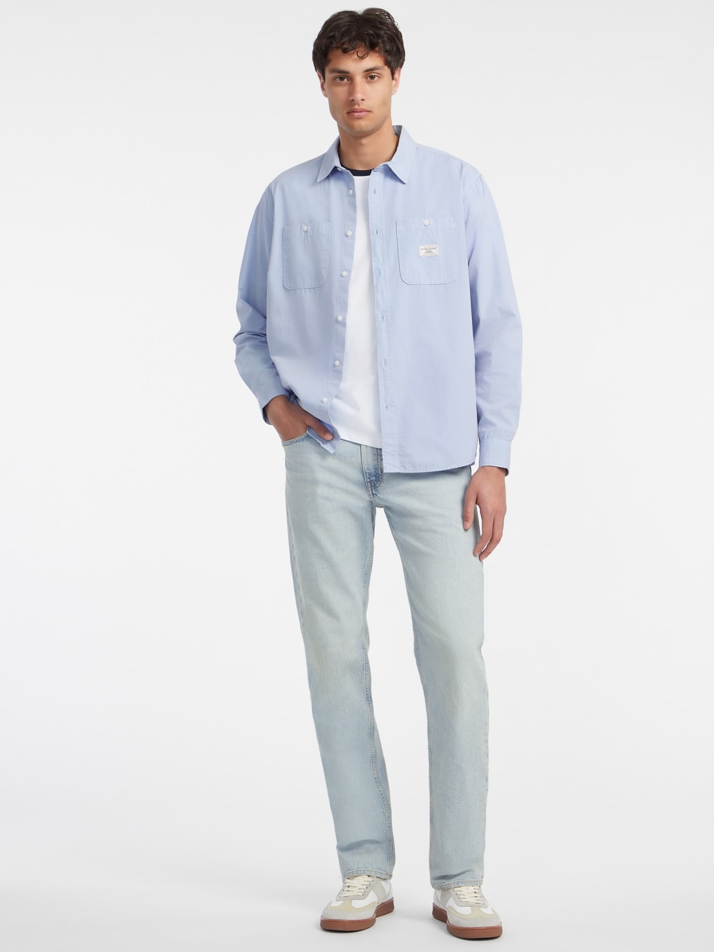 Long-Sleeve Pocket Shirt