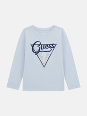 Logo sequins t-shirt