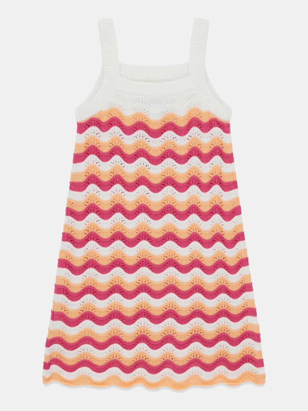 Crocheted mini dress