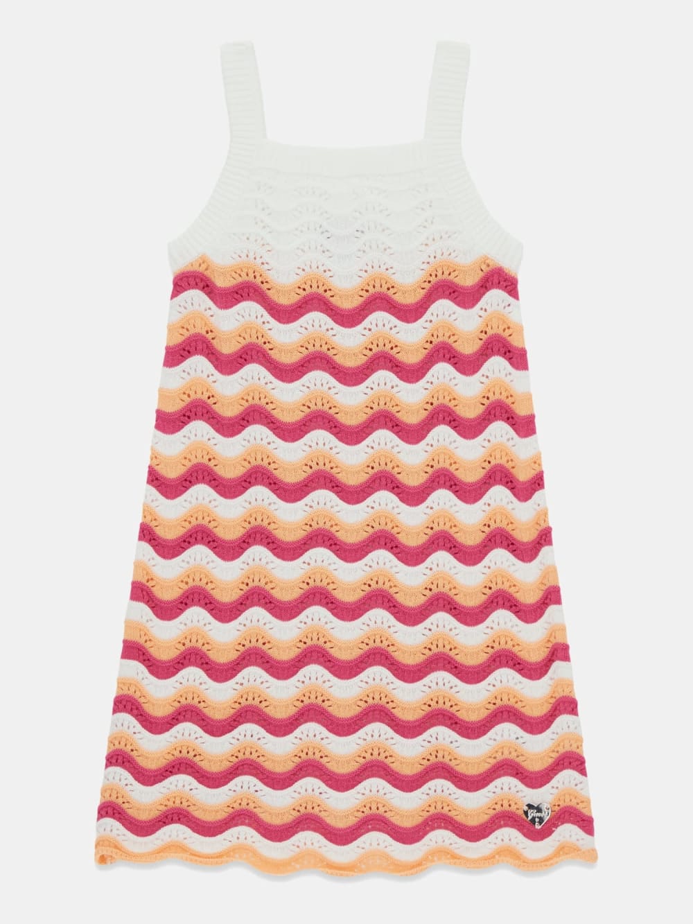 Crocheted mini dress