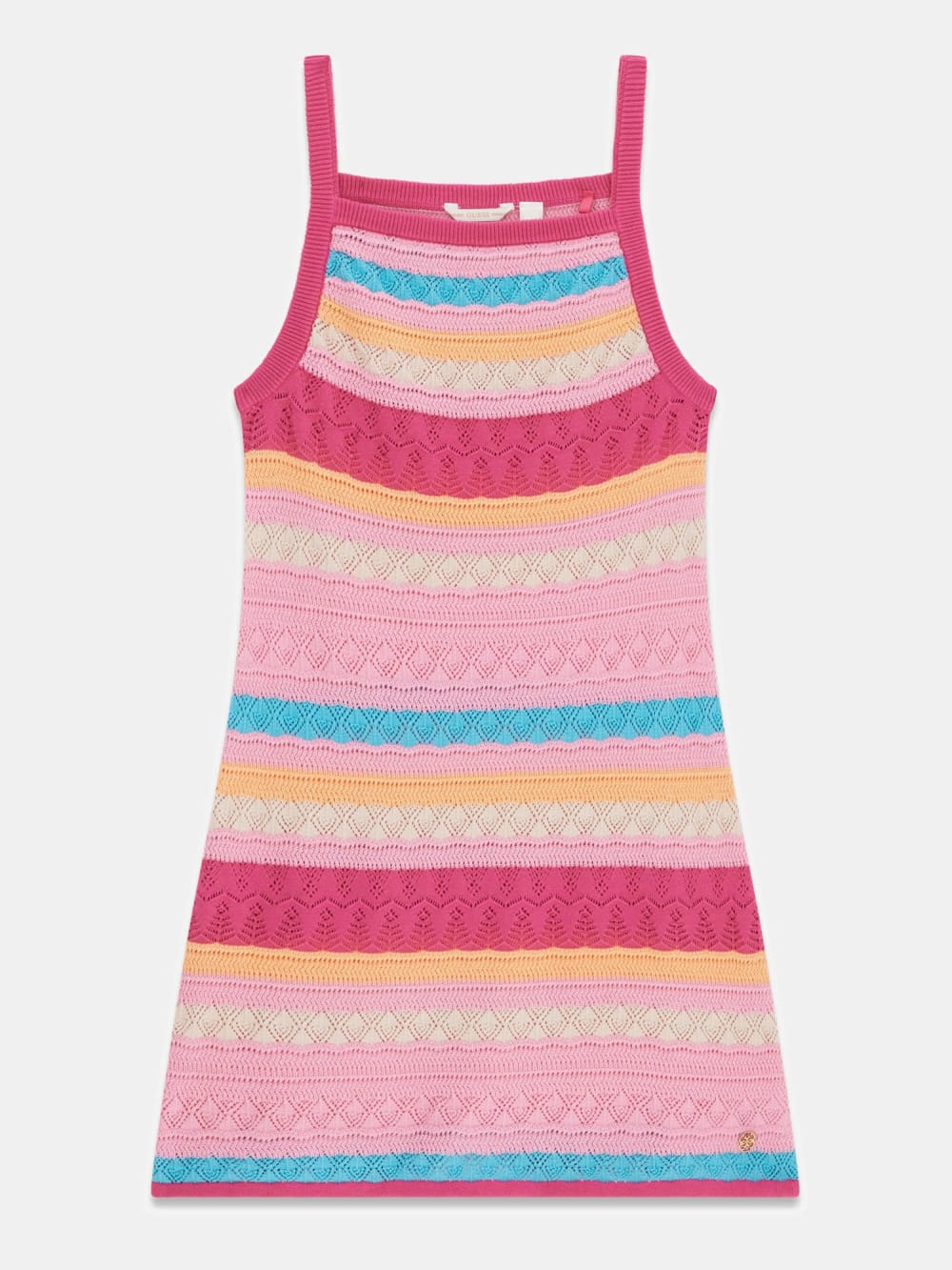 Crocheted mini dress