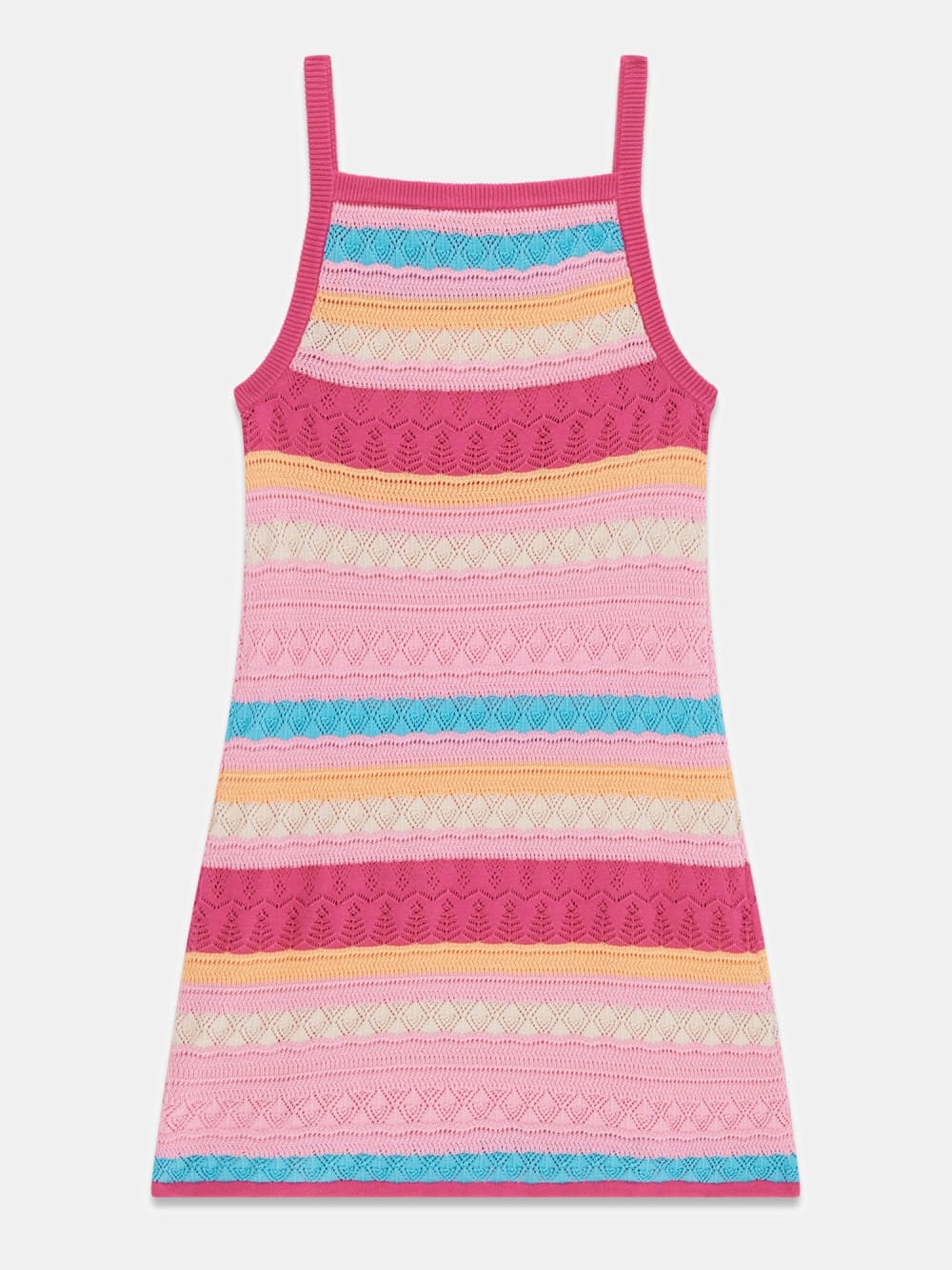 Crocheted mini dress