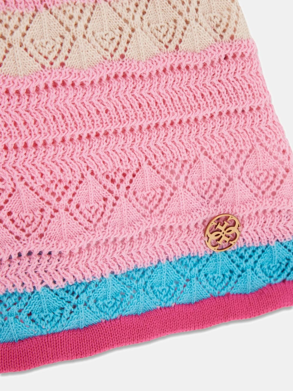 Crocheted mini dress