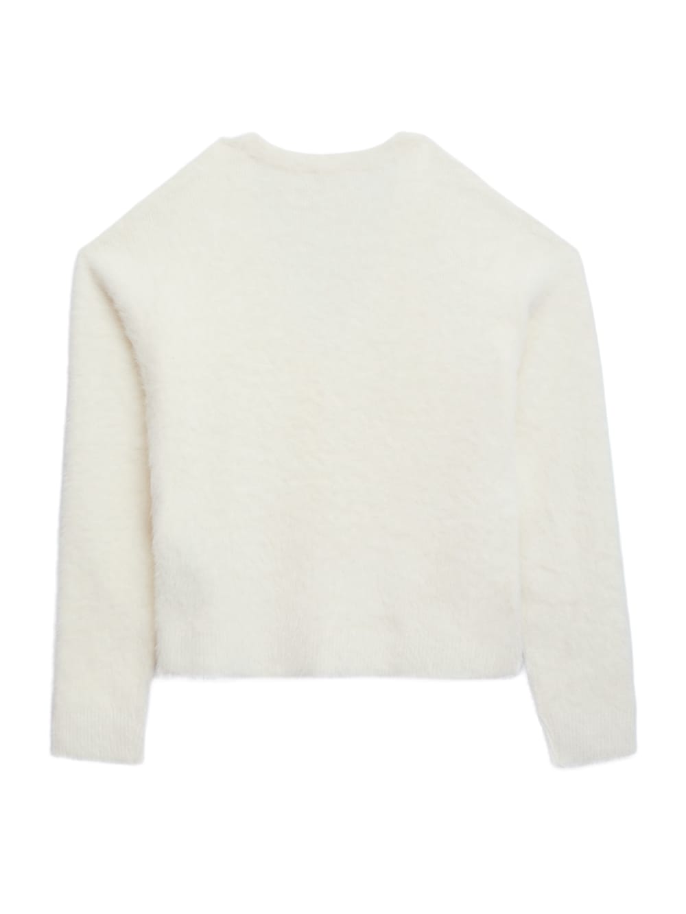 V neck fuzzy cardigan