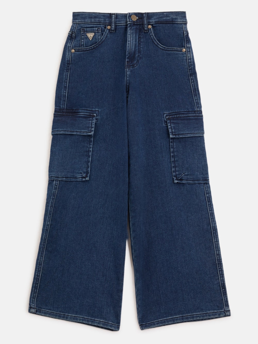 Angelique Wide-Leg Cargo Jeans (7-16)