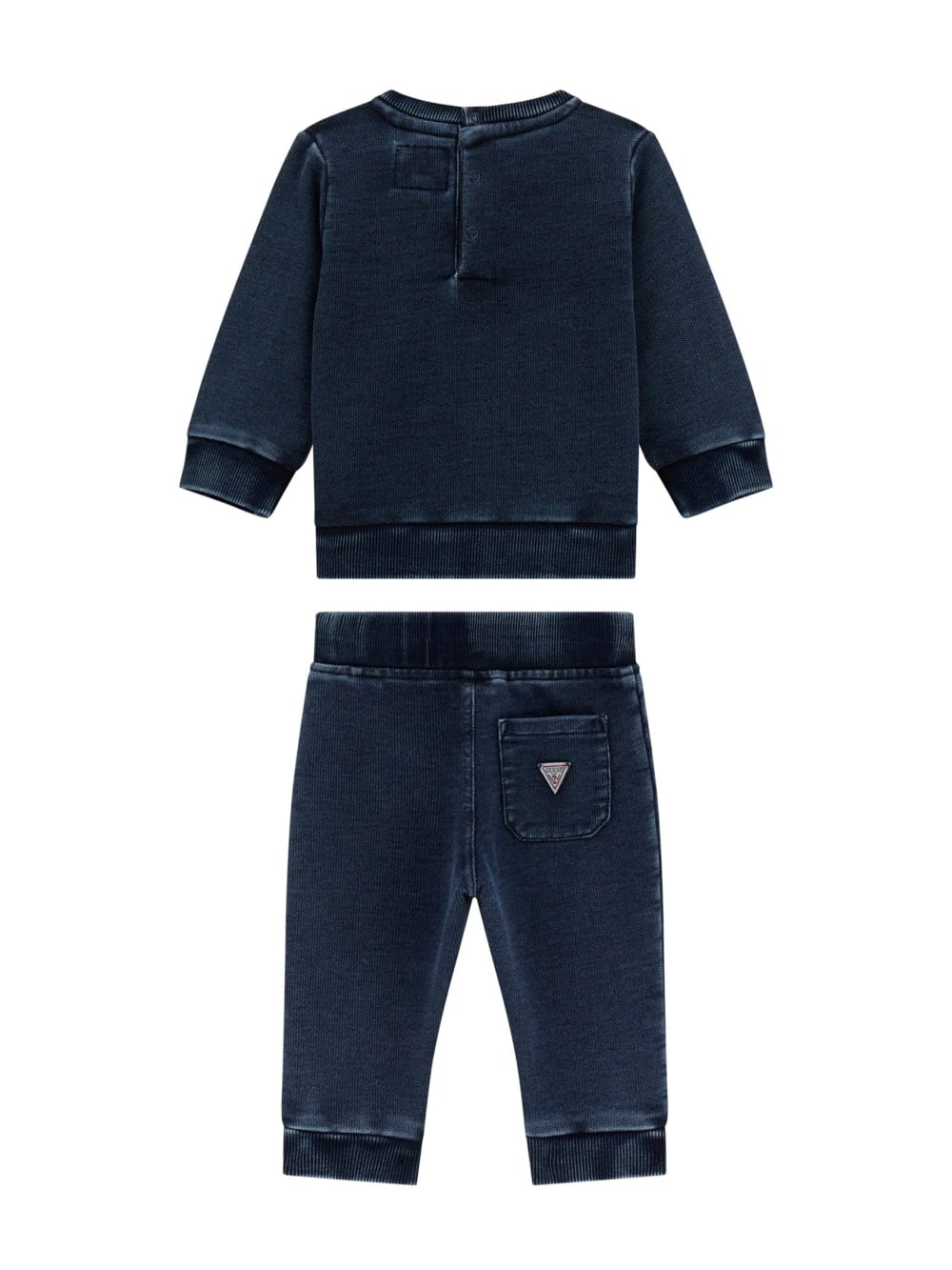 Washed Denim Sweatshirt and Pants (0-24M)
