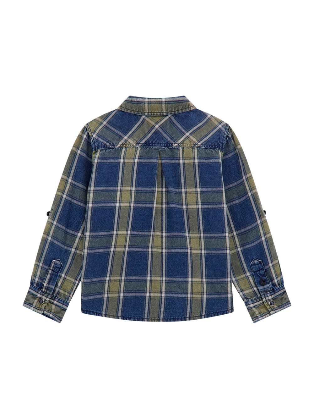 Plaid Twill Long-Sleeve Shirt (3M-7)
