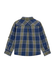 Plaid Twill Long-Sleeve Shirt (3M-7)