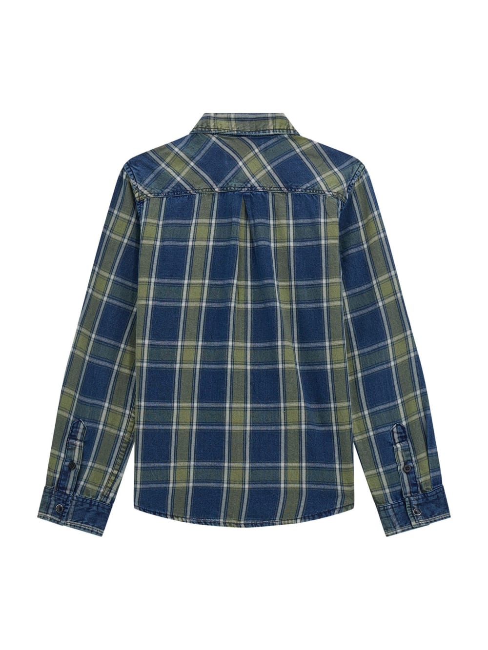 Plaid Twill Long-Sleeve Shirt (7-16)