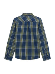 Plaid Twill Long-Sleeve Shirt (7-16)