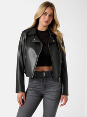 Miko Faux-Leather Moto Jacket