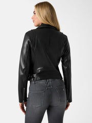 Miko Faux-Leather Moto Jacket