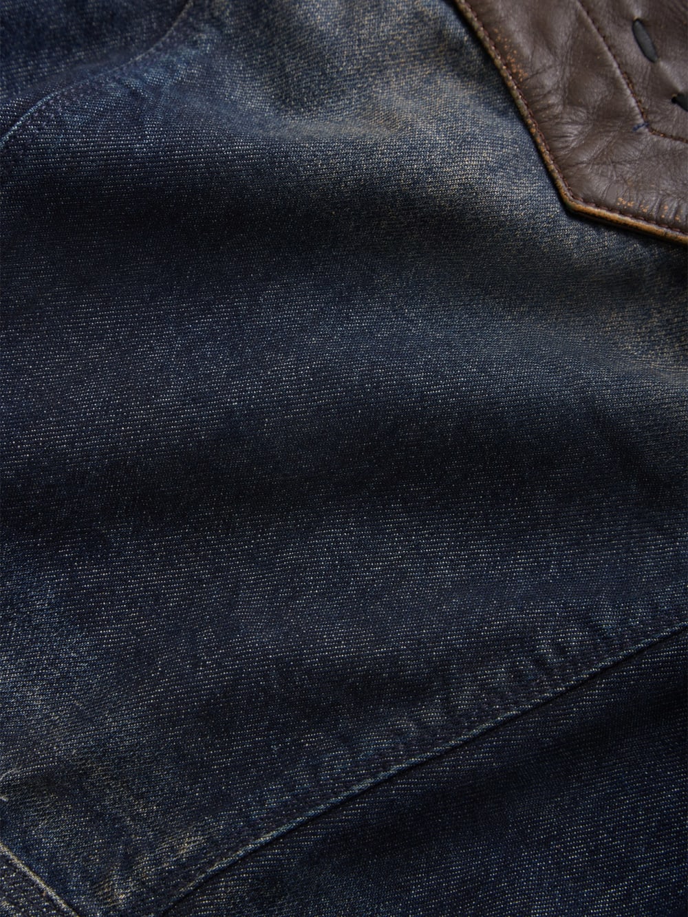 contrast denim jacket
