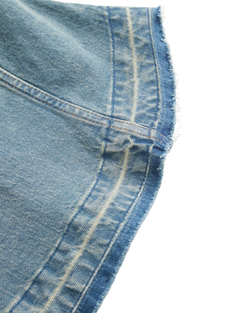 western denim vest