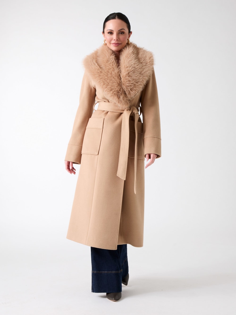 Charlize Wool-Blend Coat