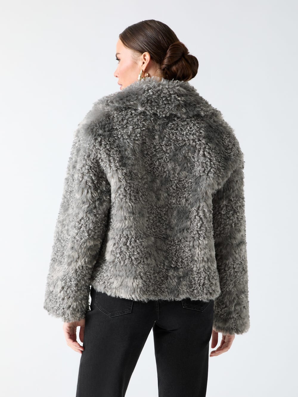 Margot Longline Faux-Fur Coat