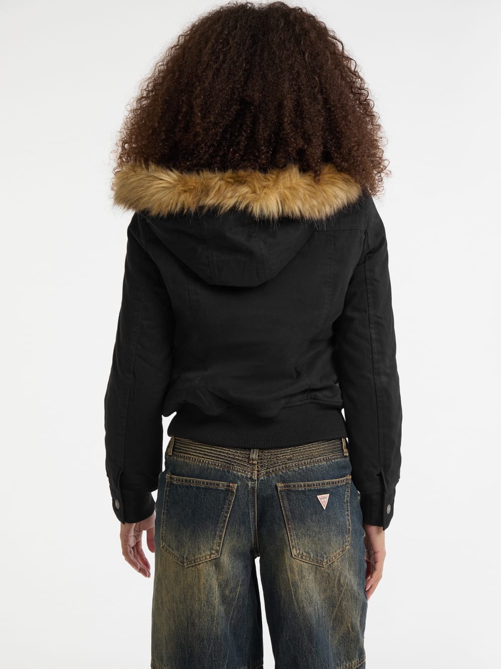 GUESS Originals Eco Faux-Fur Hooded Parka