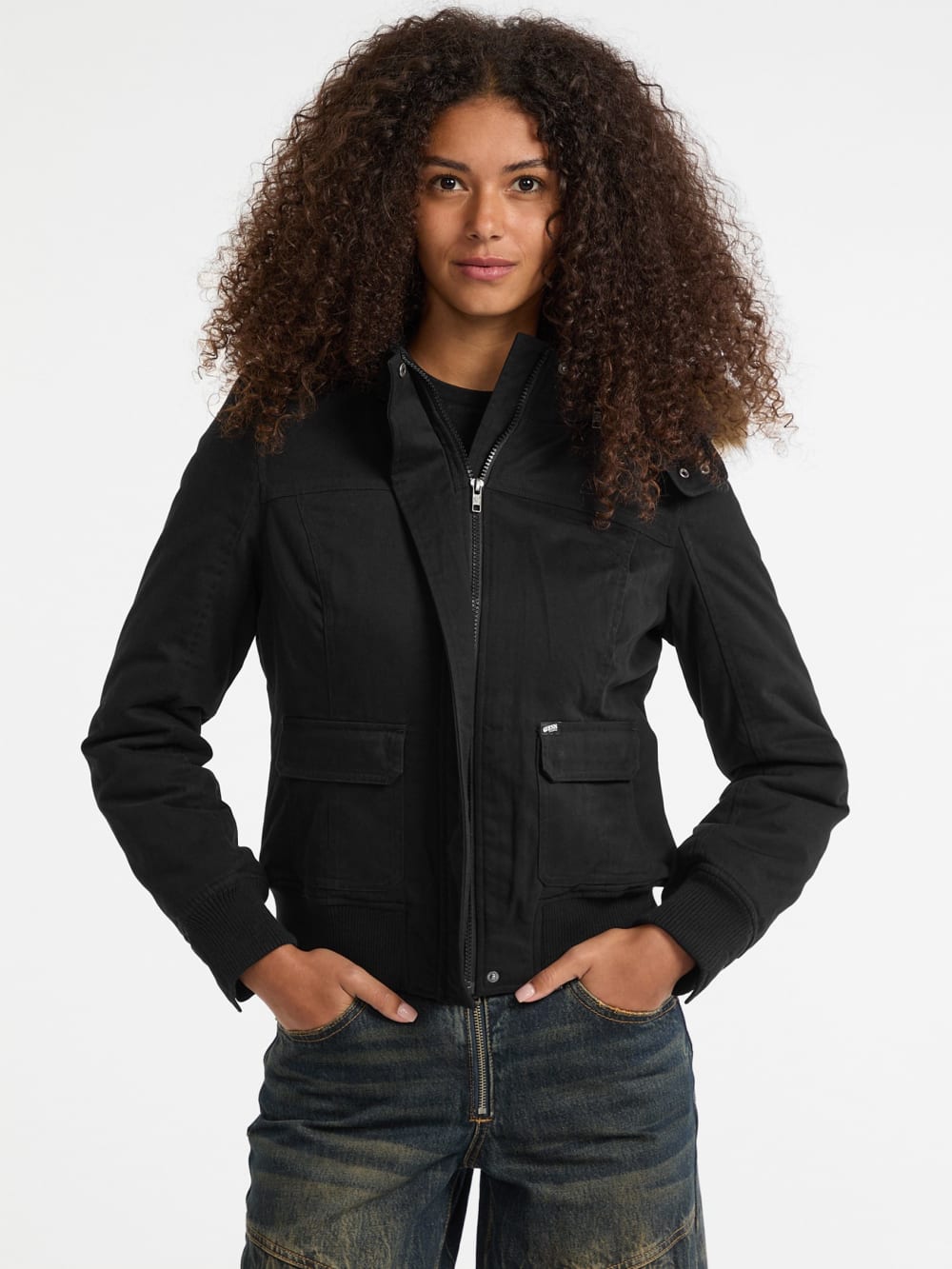 GUESS Originals Eco Faux-Fur Hooded Parka