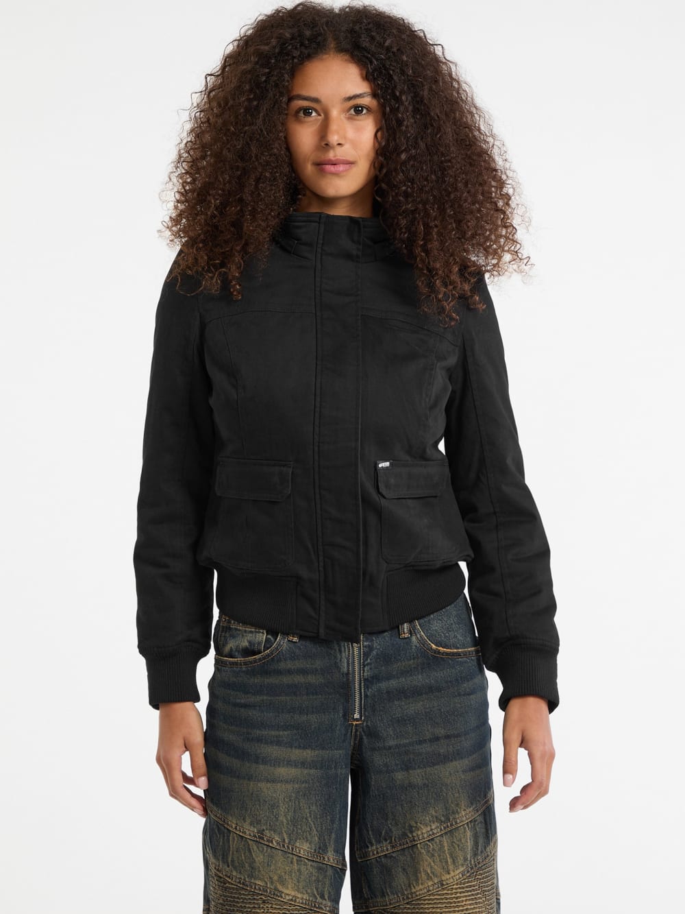 GUESS Originals Eco Faux-Fur Hooded Parka