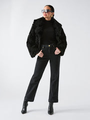 Margot Longline Faux-Fur Coat