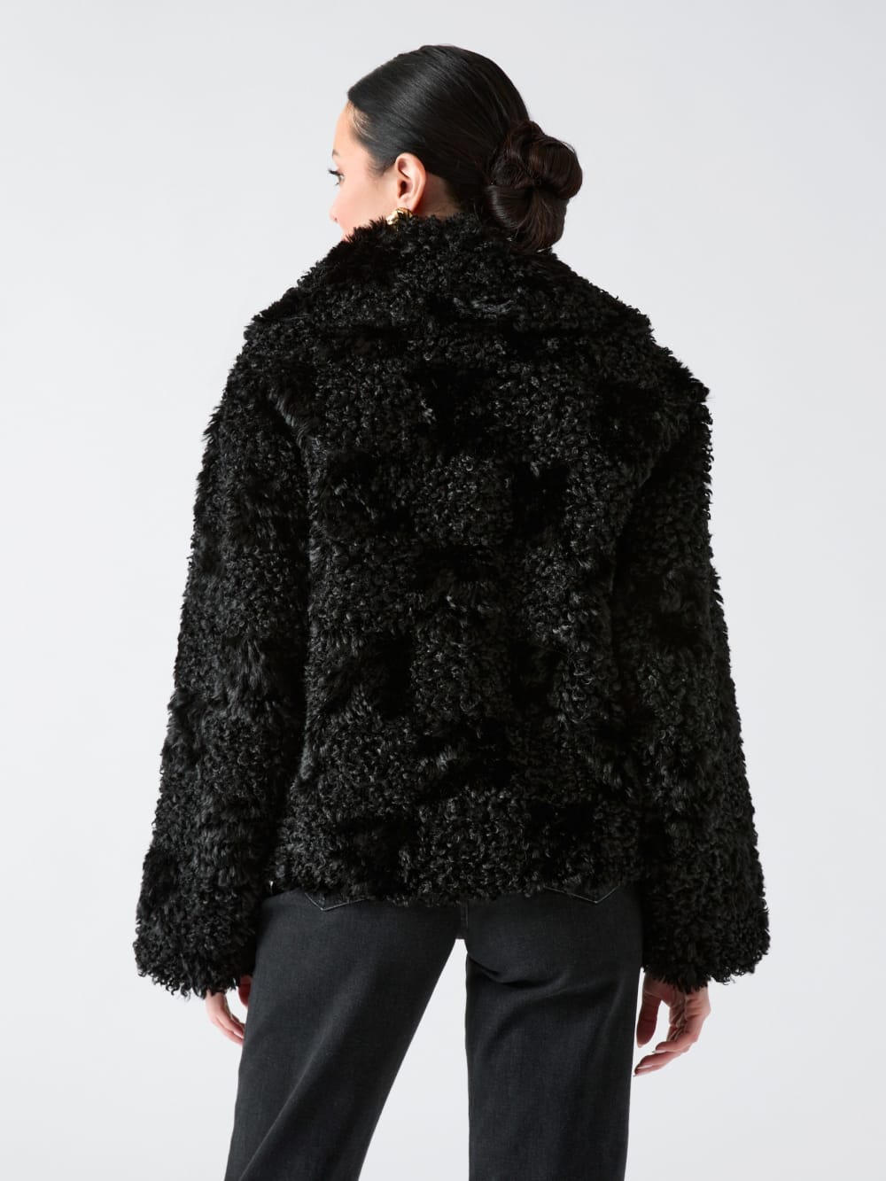 Margot Longline Faux-Fur Coat