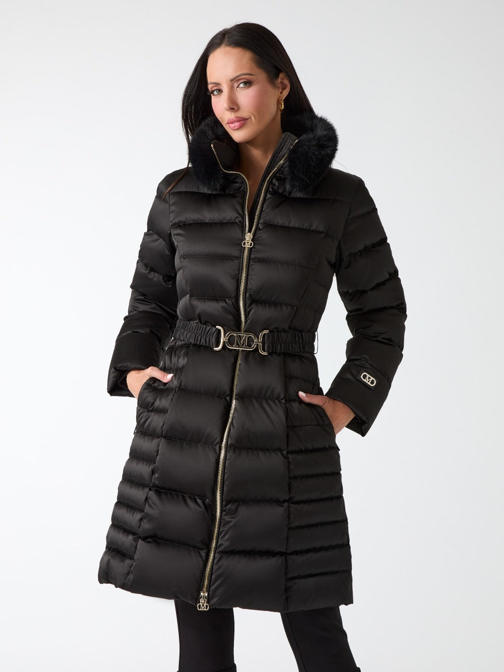 Eco Jastin Quilted Down Midi Jacket
