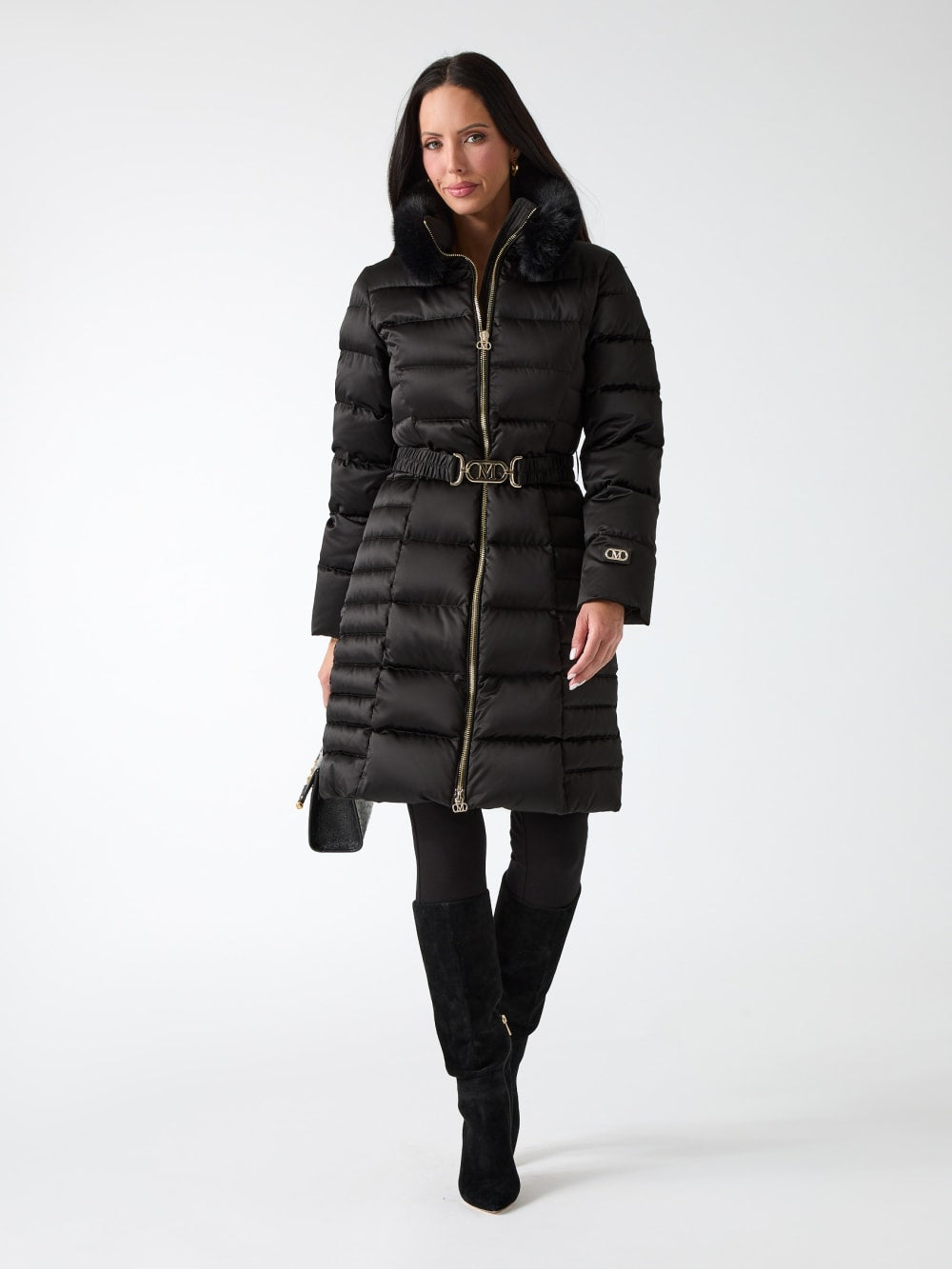 Eco Jastin Quilted Down Midi Jacket