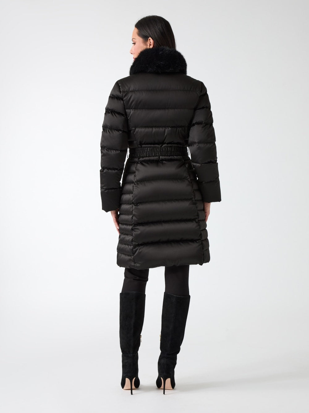 Eco Jastin Quilted Down Midi Jacket