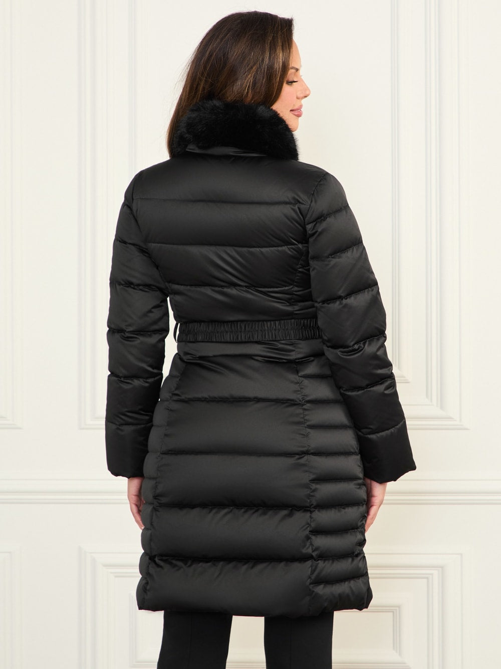 Eco Jastin Quilted Down Midi Jacket