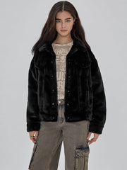 GUESS Originals Oversized Fur Jacket