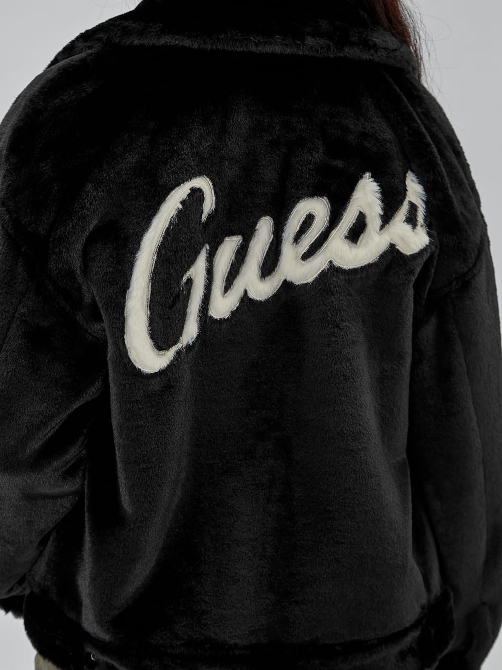 GUESS Originals Oversized Fur Jacket