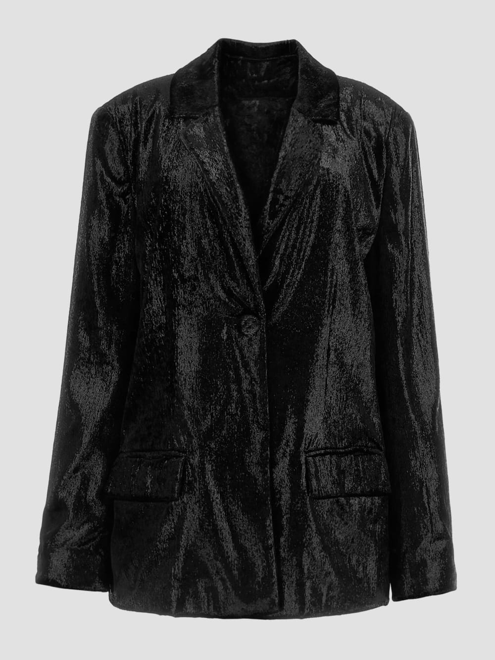 Omega Oversized Velvet Blazer