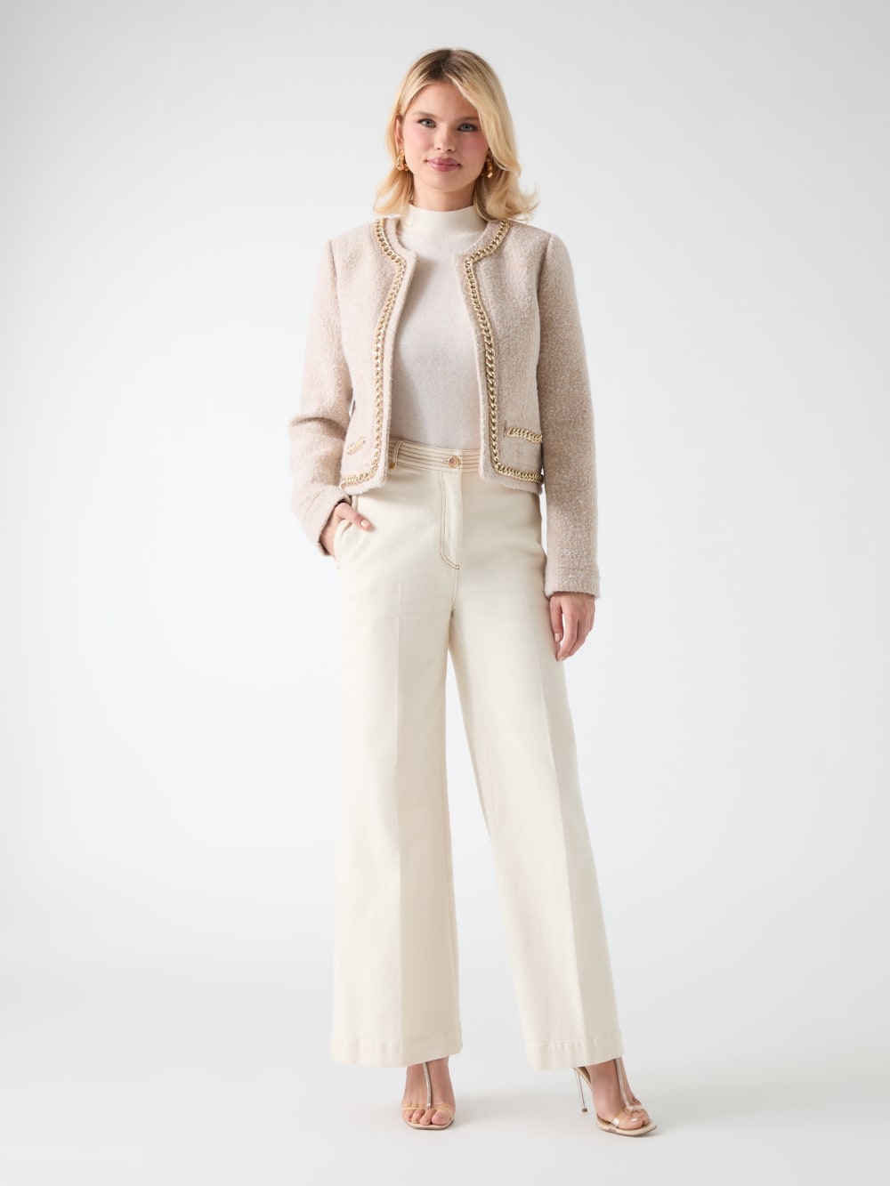Helene Cropped Tweed Jacket