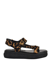 Lanara Leopard Strapped Sandal