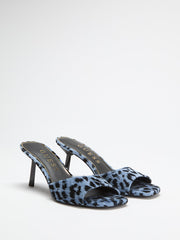Carisse Velvet Stiletto Mule Sandals