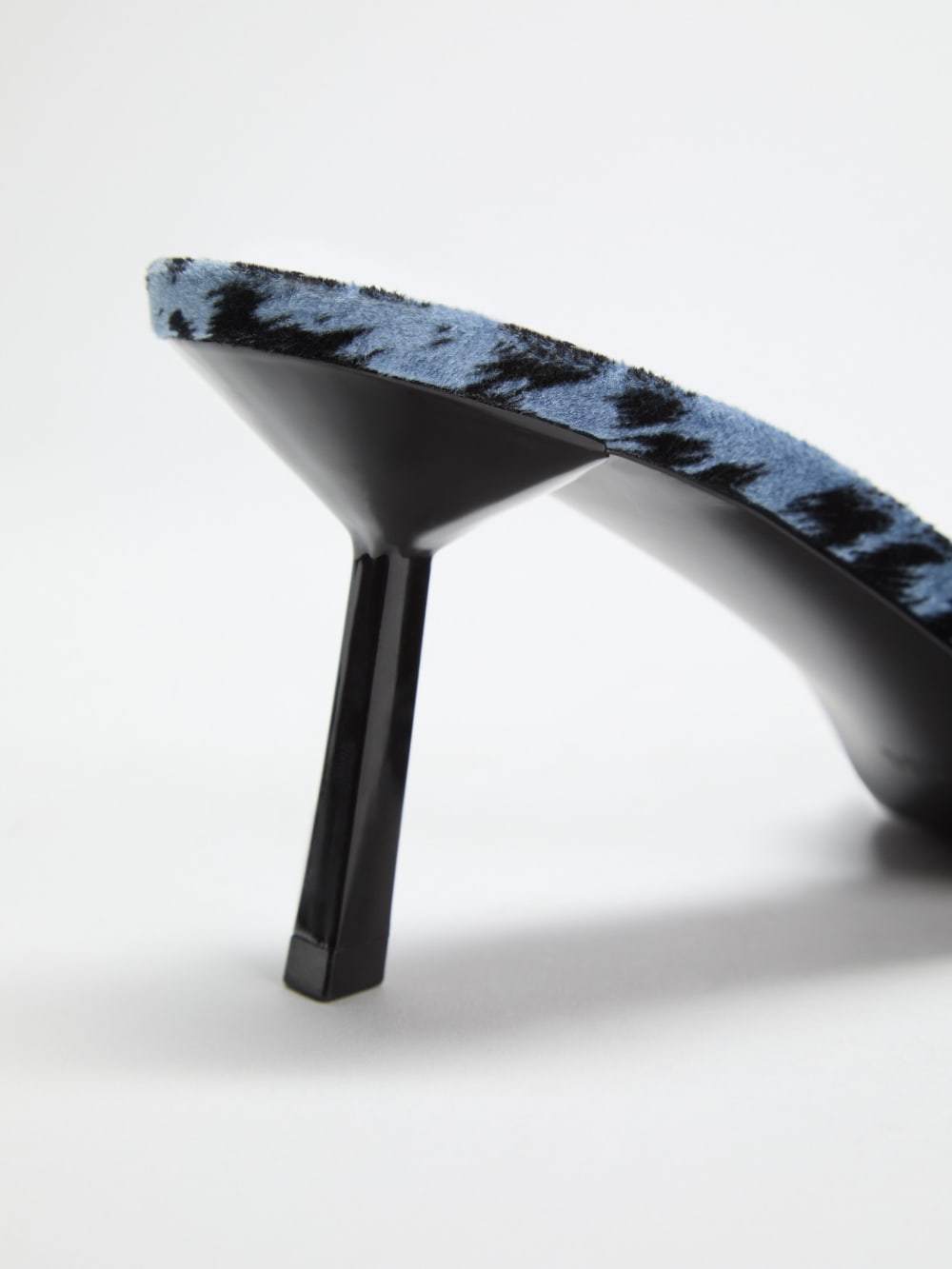 Carisse Velvet Stiletto Mule Sandals