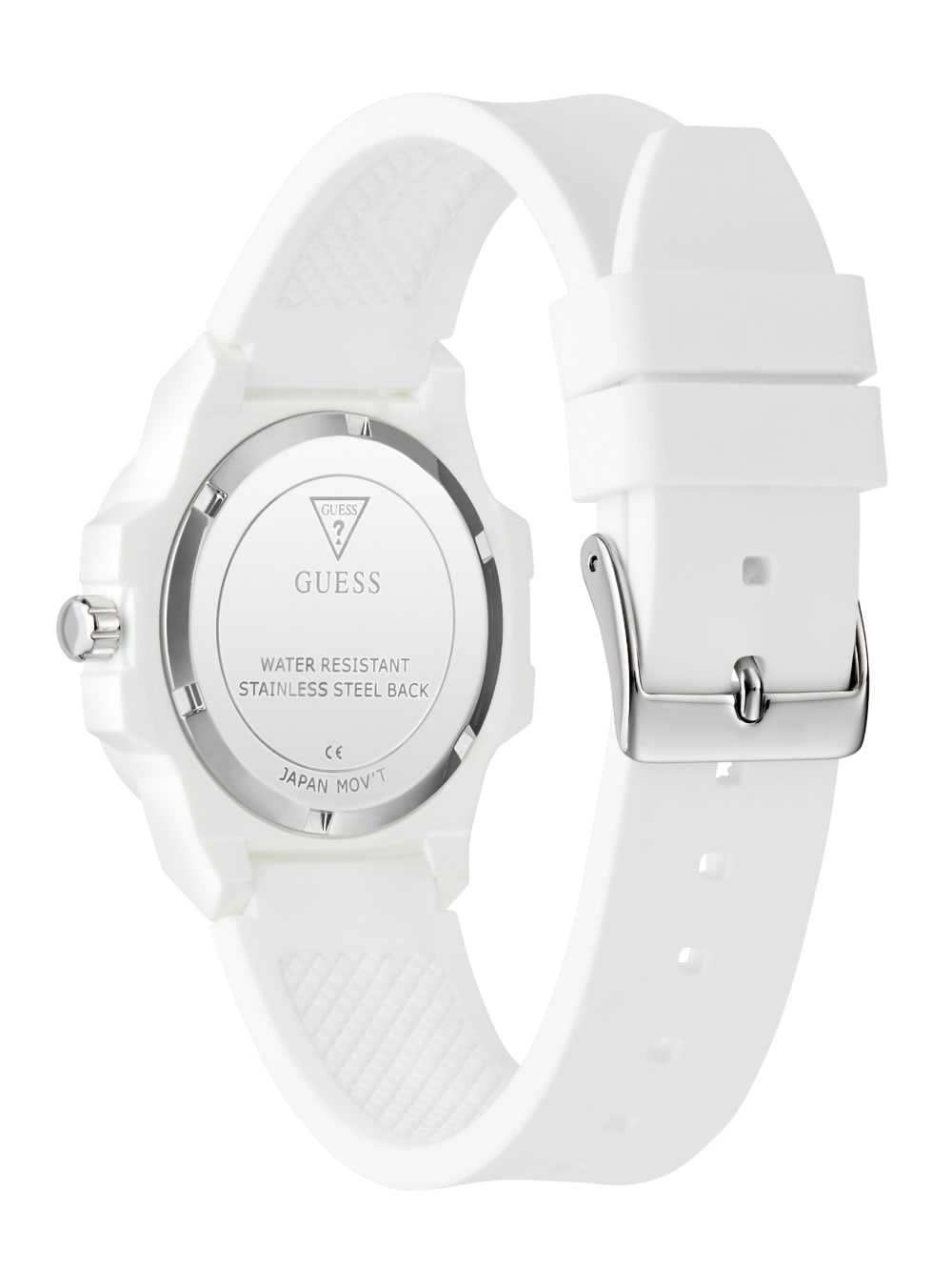 White Analog Silicon Watch